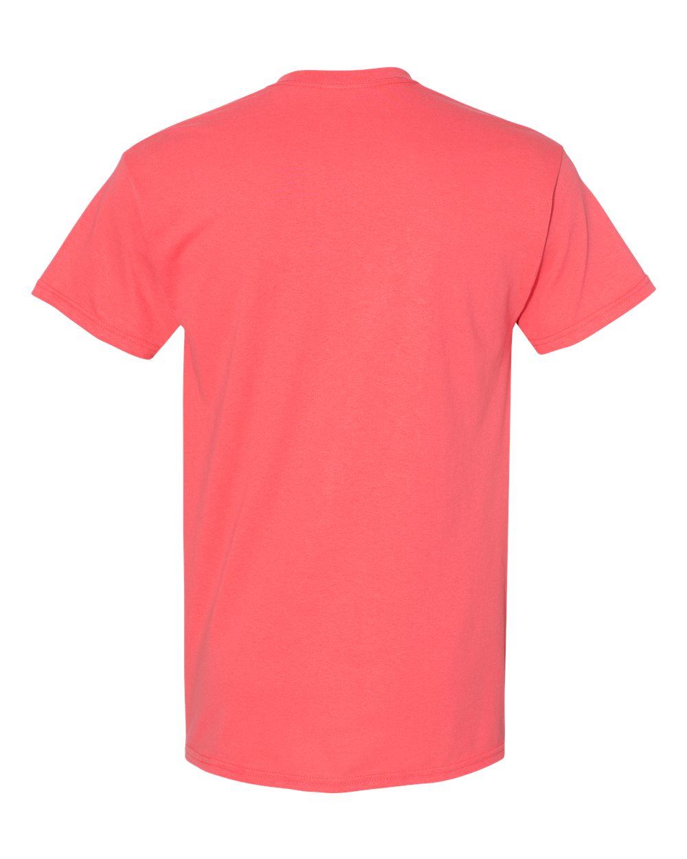 Gildan 5000 - Unisex Heavy Cotton™ T-Shirt - Coral Silk - Back