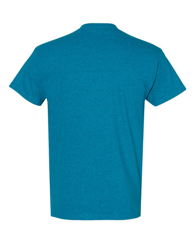Gildan 5000 - Unisex Heavy Cotton™ T-Shirt - Antique Sapphire - Back
