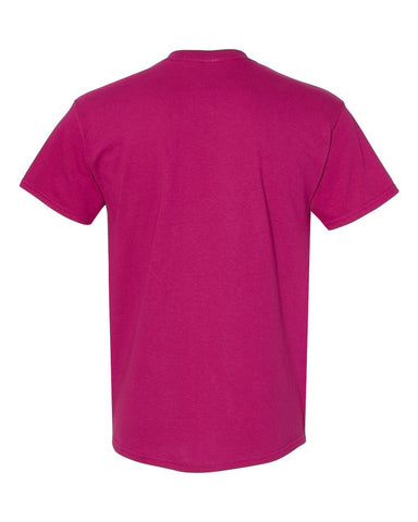 Gildan 5000 - Unisex Heavy Cotton™ T-Shirt - Berry - Back