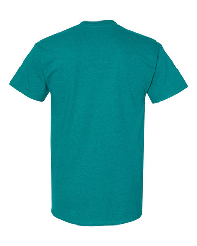 Gildan 5000 - Unisex Heavy Cotton™ T-Shirt - Antique Jade Dome - Back