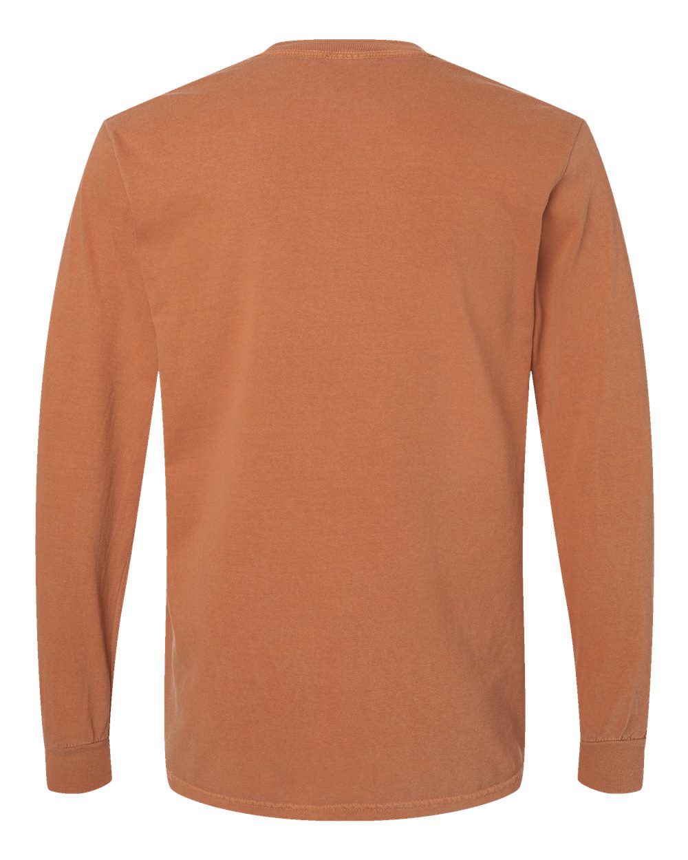 Comfort Colors 6014 - Unisex Garment-Dyed Heavyweight Long Sleeve T-Shirt - Yam - Back