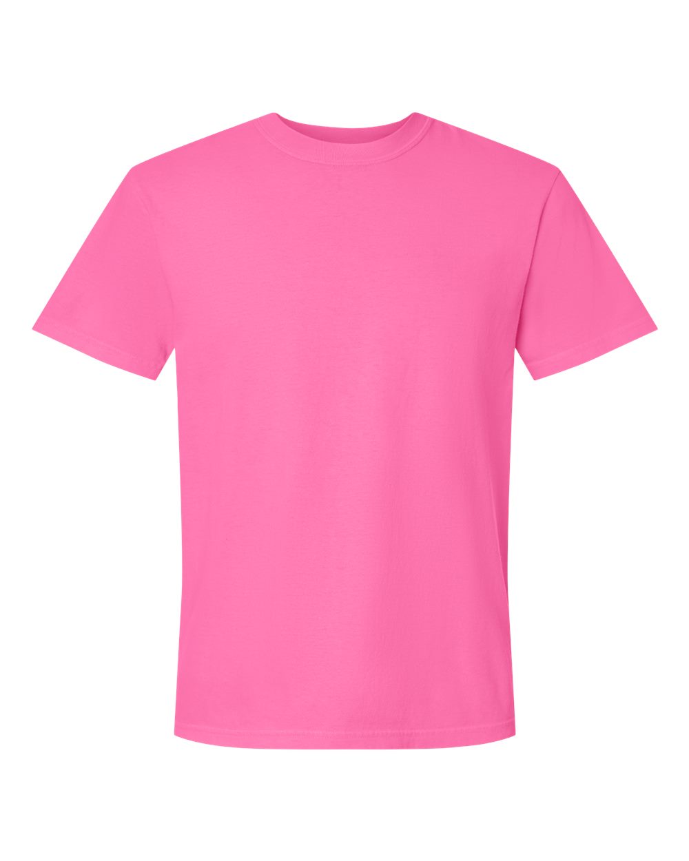 Comfort Colors 1717 - Unisex Garment-Dyed Heavyweight T-Shirt - Neon Pink - Front