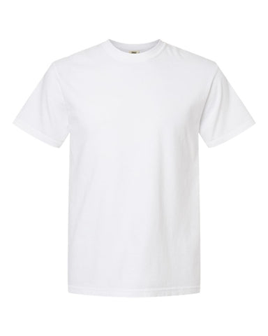 Comfort Colors 1717 - Unisex Garment-Dyed Heavyweight T-Shirt - White - Front
