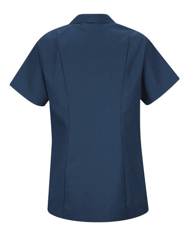 Red Kap KP43 - Women's Zip Front Smock - Navy