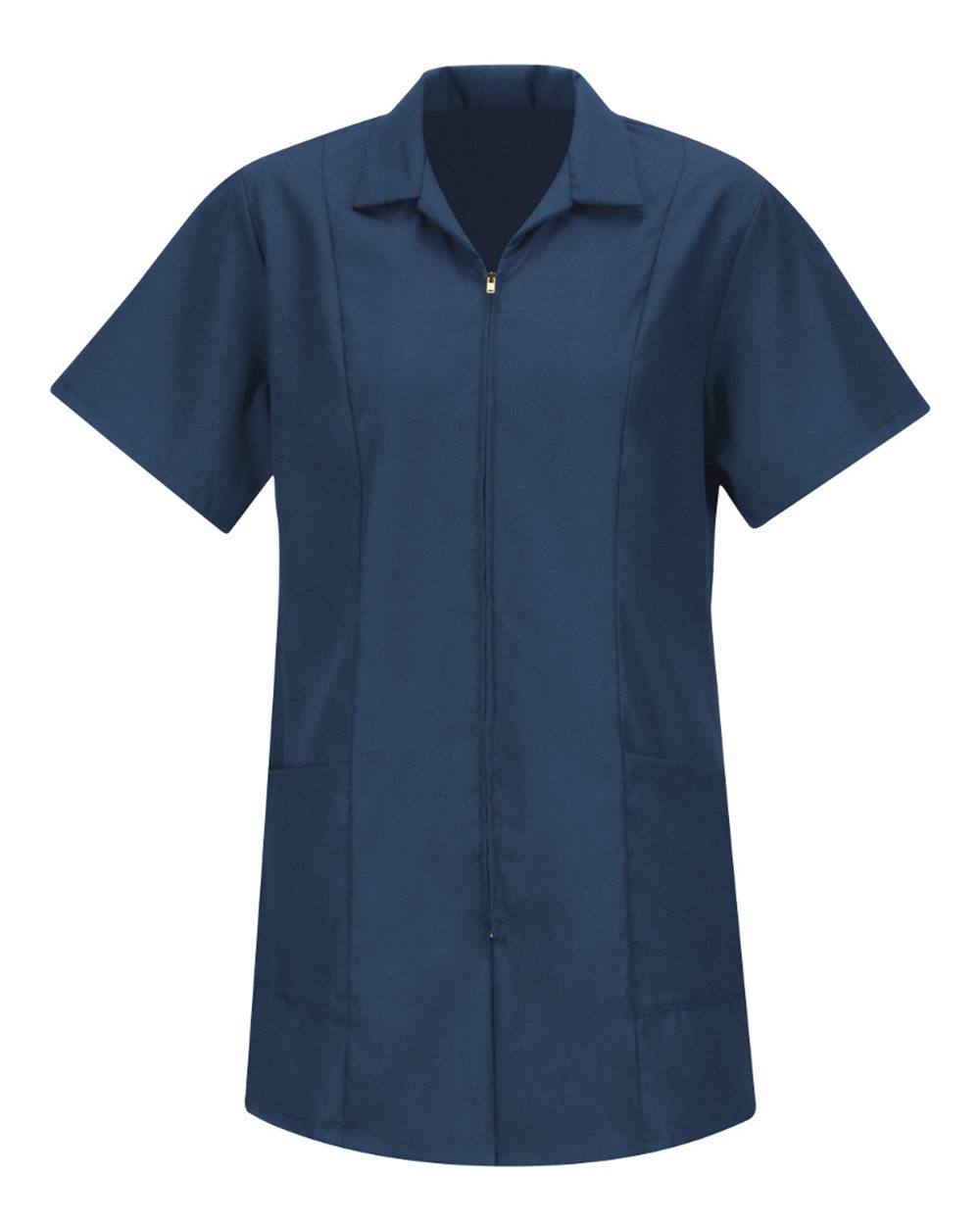 Red Kap KP43 - Women's Zip Front Smock - Navy