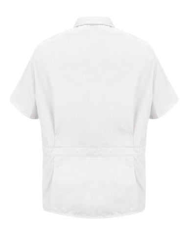 Red Kap KP44 - Unisex Zip-Front Smock - White