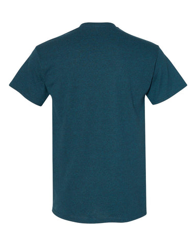 Gildan 5000 - Unisex Heavy Cotton™ T-Shirt - Midnight - Back