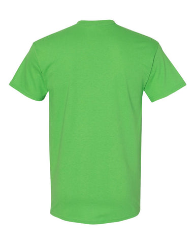 Gildan 5000 - Unisex Heavy Cotton™ T-Shirt - Electric Green - Back