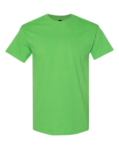 Gildan 5000 - Unisex Heavy Cotton™ T-Shirt - Electric Green - Front