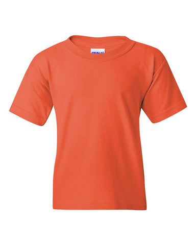 Gildan 5000B - Youth Heavy Cotton™ T-Shirt - Coral Silk - Front