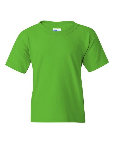 Gildan 5000B - Youth Heavy Cotton™ T-Shirt - Electric Green - Front