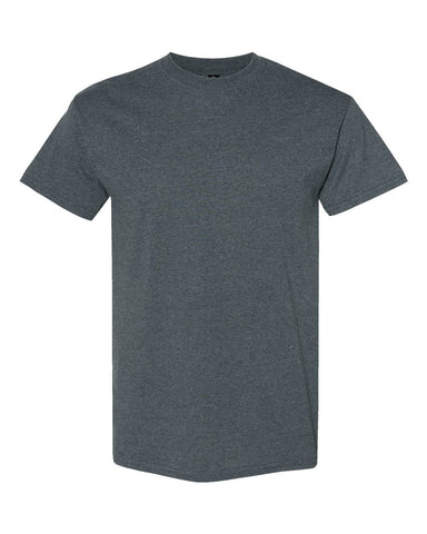 Gildan 5000 - Unisex Heavy Cotton™ T-Shirt - Dark Heather - Front