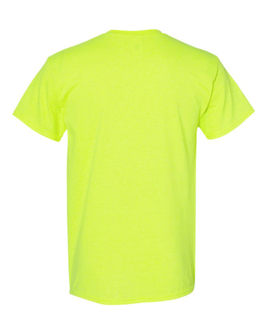 Gildan 5000 - Unisex Heavy Cotton™ T-Shirt - Safety Green - Back