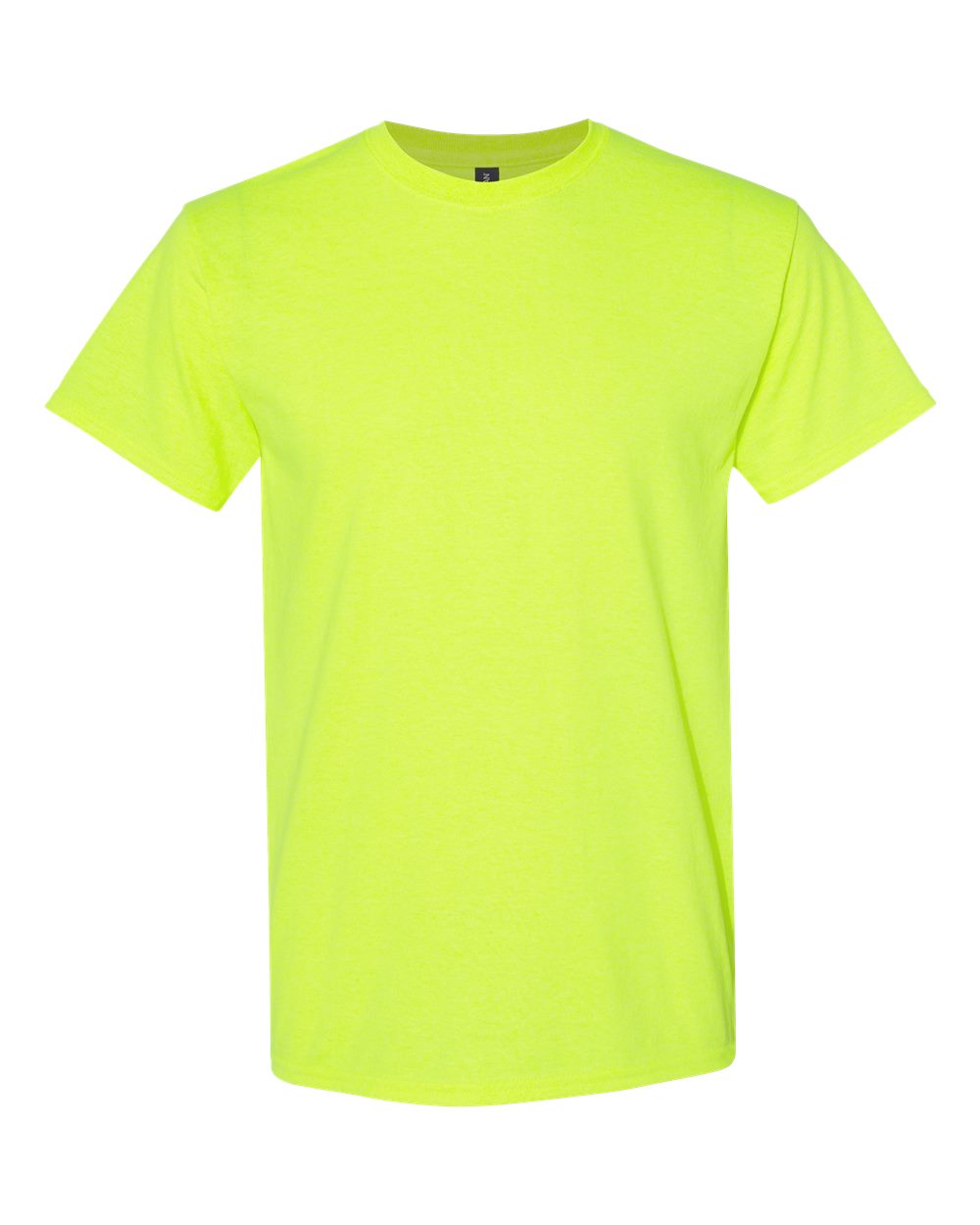 Gildan 5000 - Unisex Heavy Cotton™ T-Shirt - Safety Green - Front