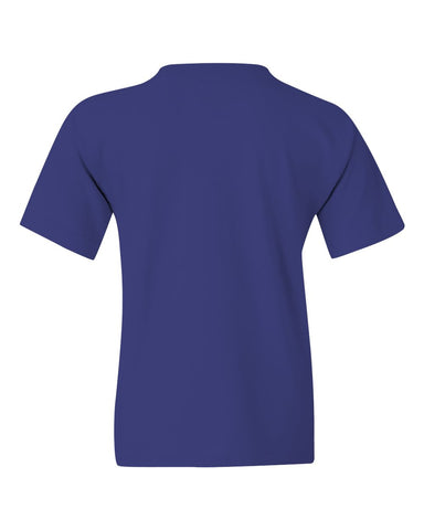 Gildan 5000B - Youth Heavy Cotton™ T-Shirt - Cobalt - Back