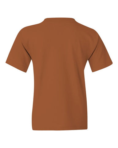 Gildan 5000B - Youth Heavy Cotton™ T-Shirt - Texas Orange - Back