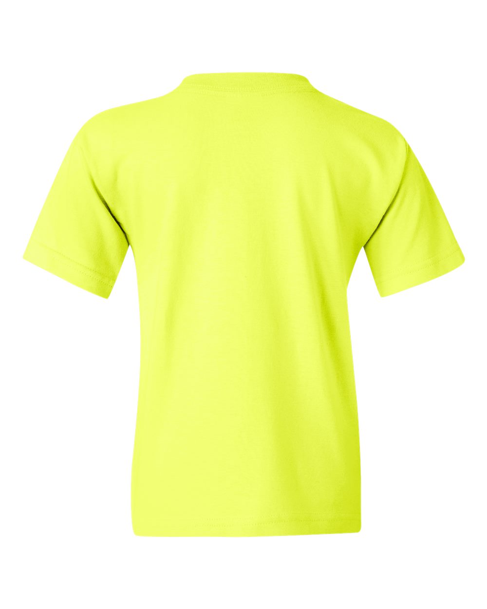Gildan 5000B - Youth Heavy Cotton™ T-Shirt - Safety Green - Back