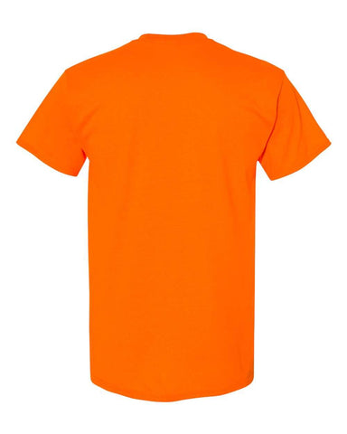 Gildan 5000B - Youth Heavy Cotton™ T-Shirt - Safety Orange - Back