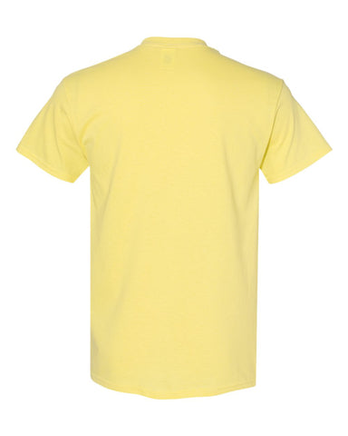 Gildan 5000 - Unisex Heavy Cotton™ T-Shirt - Cornsilk - Back