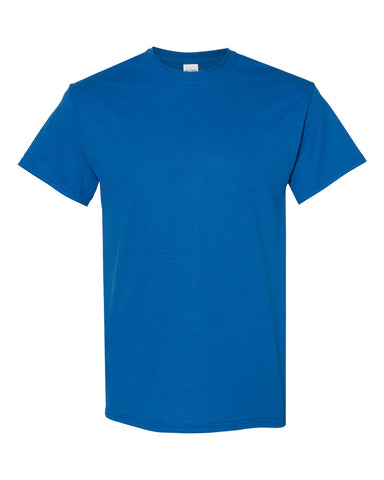 Gildan 5000 - Unisex Heavy Cotton™ T-Shirt - Neon Blue - Front