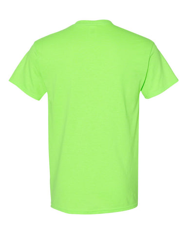 Gildan 5000 - Unisex Heavy Cotton™ T-Shirt - Neon Green - Back