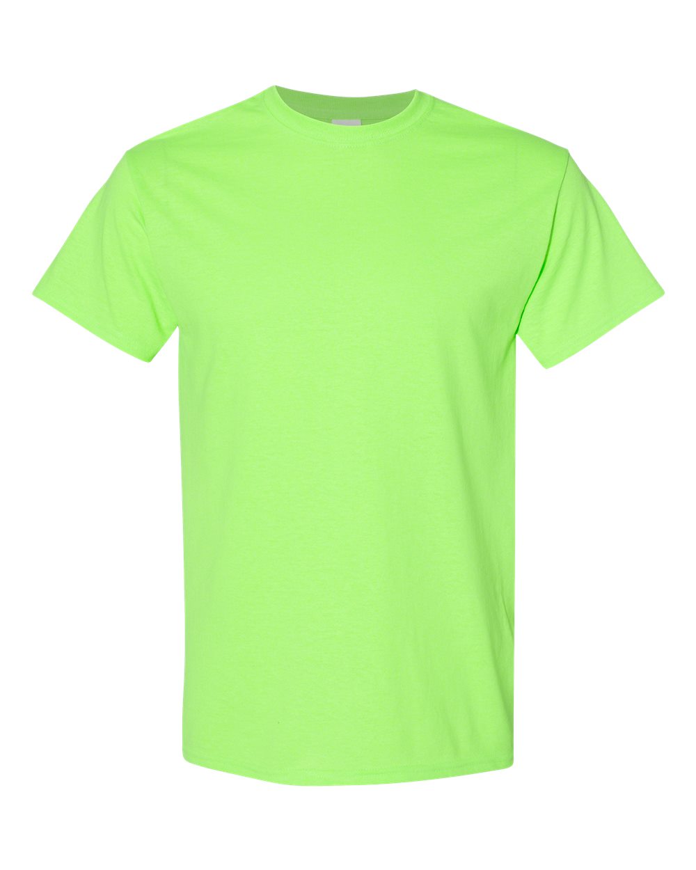 Gildan 5000 - Unisex Heavy Cotton™ T-Shirt - Neon Green - Front
