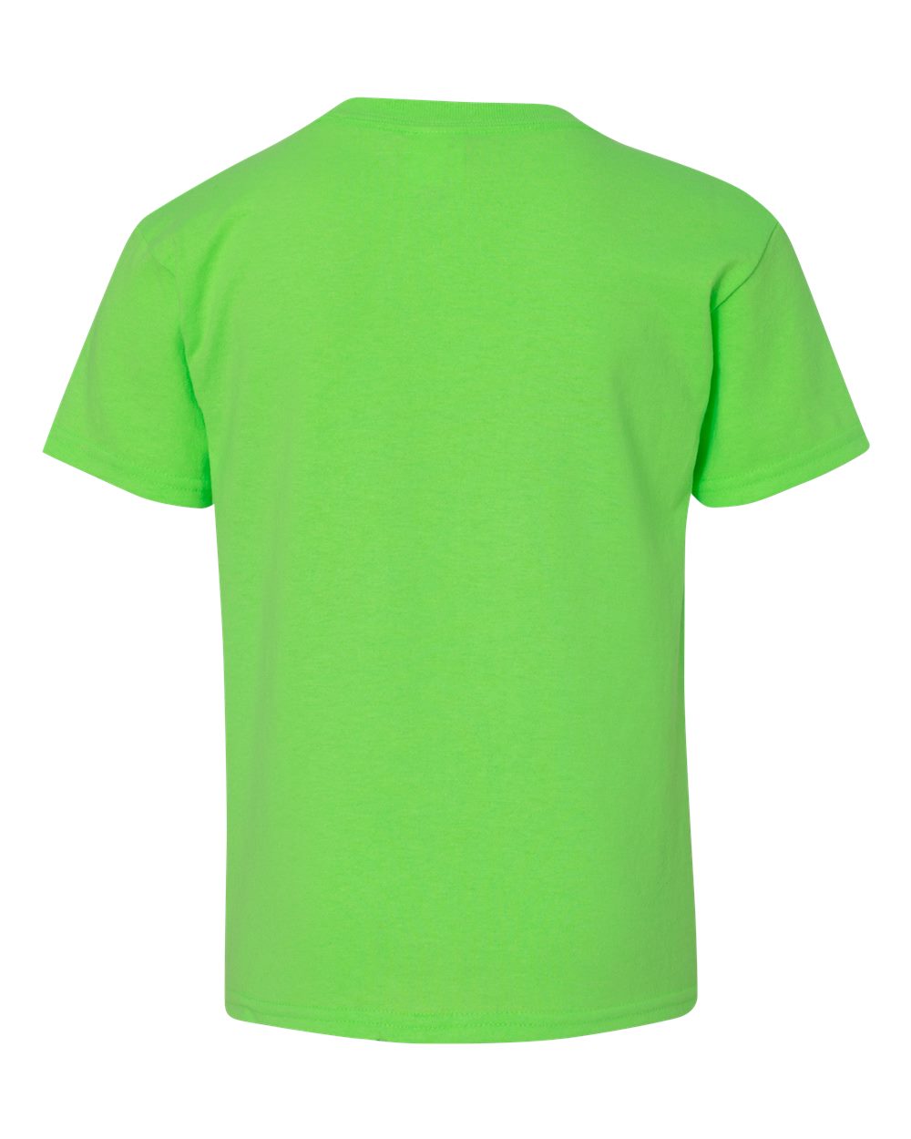 Gildan 5000B - Youth Heavy Cotton™ T-Shirt - Neon Green - Back