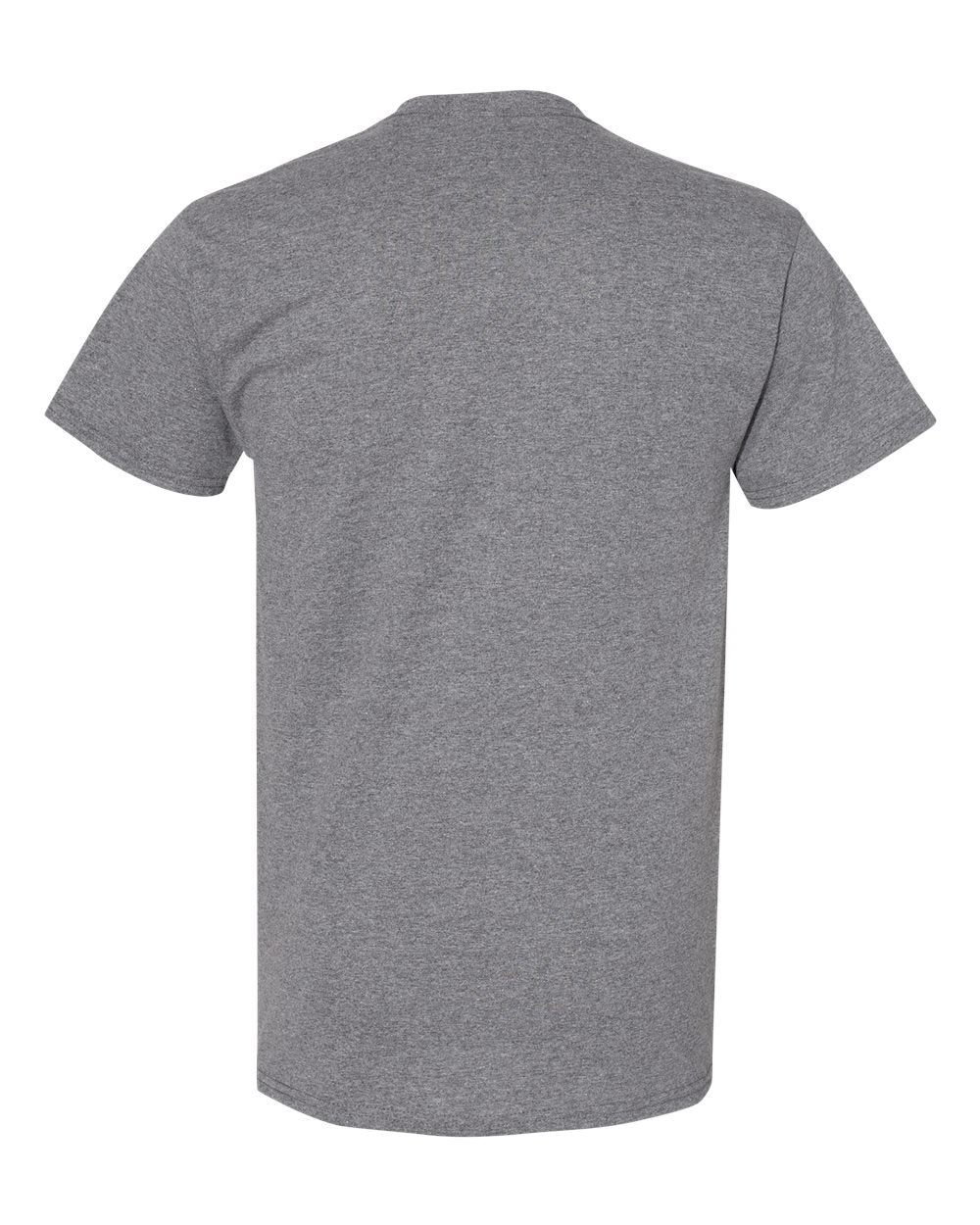 Gildan 5000 - Unisex Heavy Cotton™ T-Shirt - Graphite Heather - Back