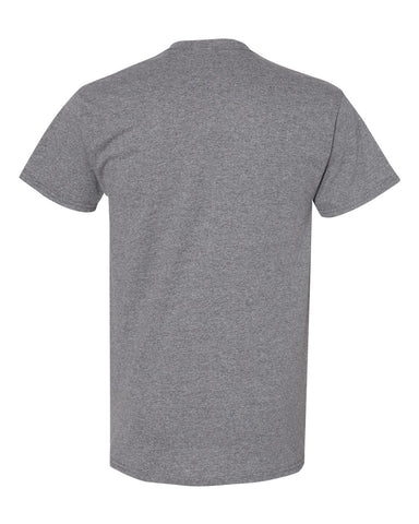 Gildan 5000 - Unisex Heavy Cotton™ T-Shirt - Graphite Heather - Back