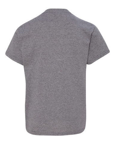 Gildan 5000B - Youth Heavy Cotton™ T-Shirt - Graphite Heather - Back