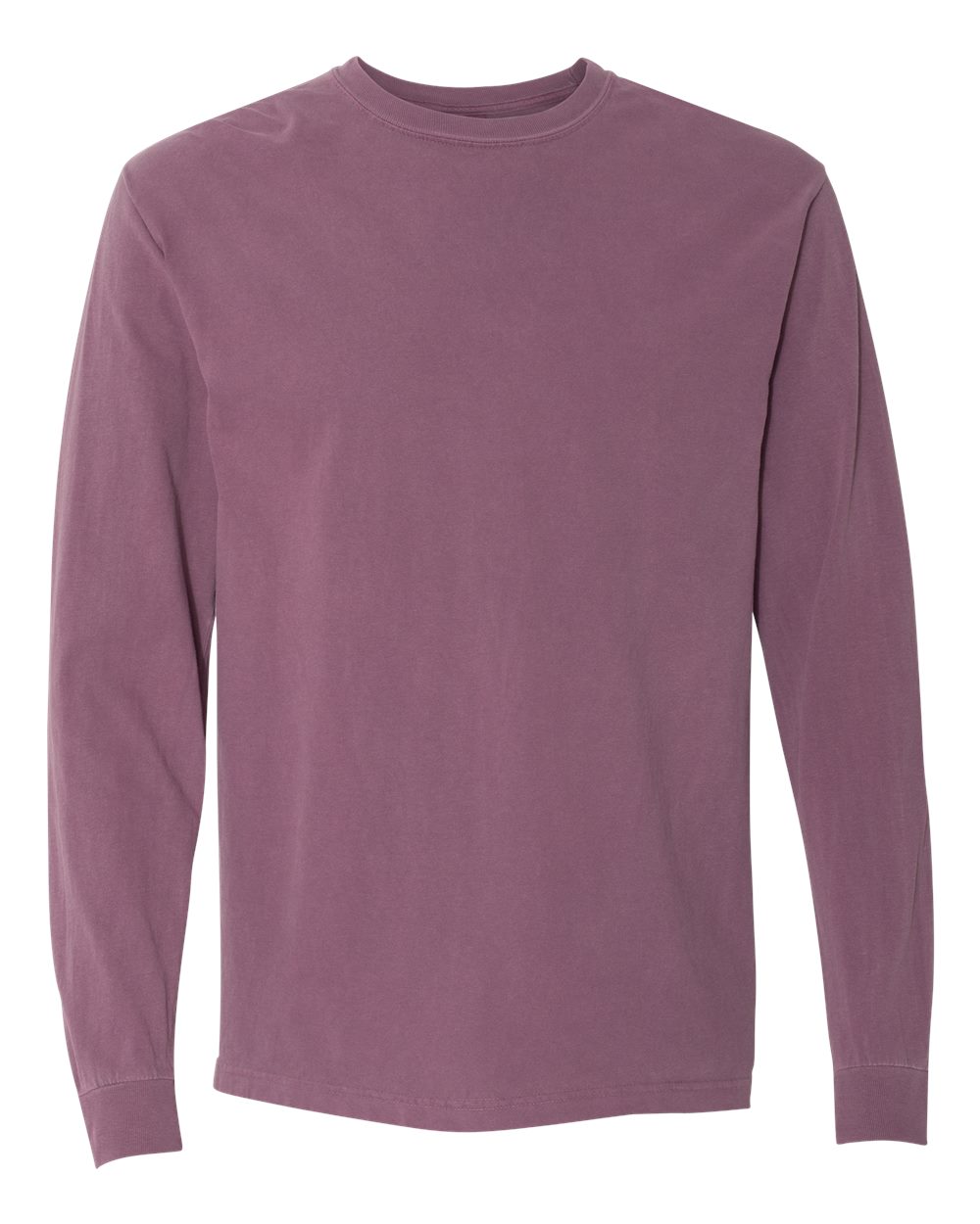 Comfort Colors 6014 - Unisex Garment-Dyed Heavyweight Long Sleeve T-Shirt - Berry - Front