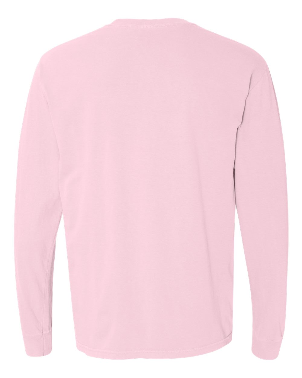 Comfort Colors 6014 - Unisex Garment-Dyed Heavyweight Long Sleeve T-Shirt - Blossom - Back