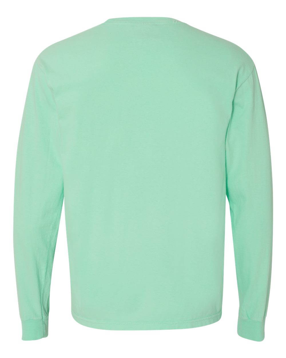 Comfort Colors 6014 - Unisex Garment-Dyed Heavyweight Long Sleeve T-Shirt - Island Reef - Back