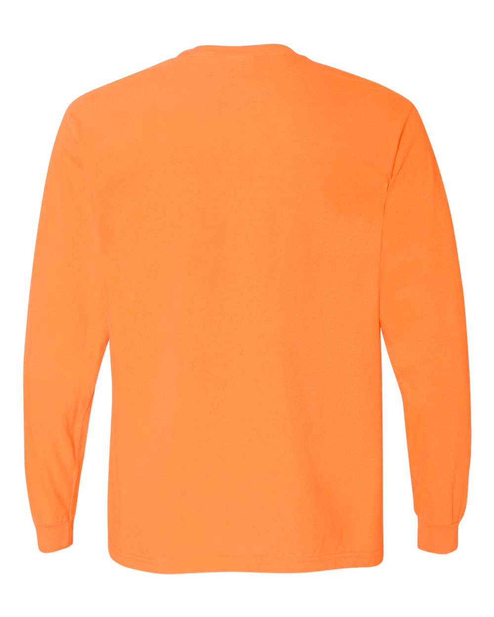 Comfort Colors 6014 - Unisex Garment-Dyed Heavyweight Long Sleeve T-Shirt - Melon - Back