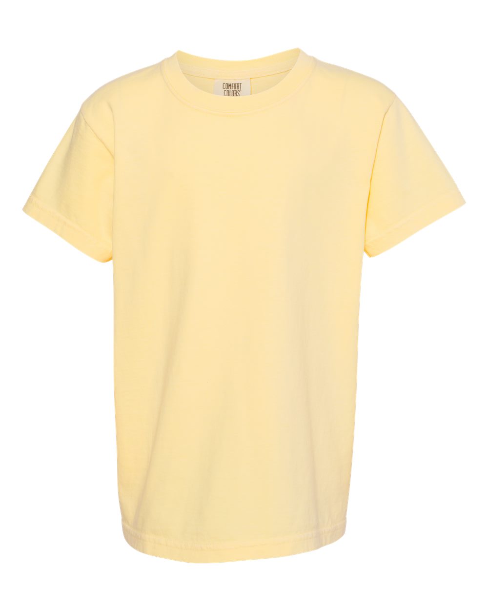 Comfort Colors 9018 - Youth Garment-Dyed Heavyweight T-Shirt - Butter - Front