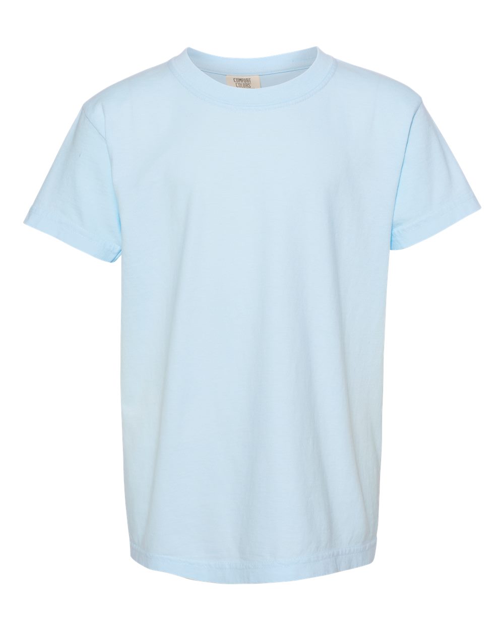 Comfort Colors 9018 - Youth Garment-Dyed Heavyweight T-Shirt - Chambray - Front