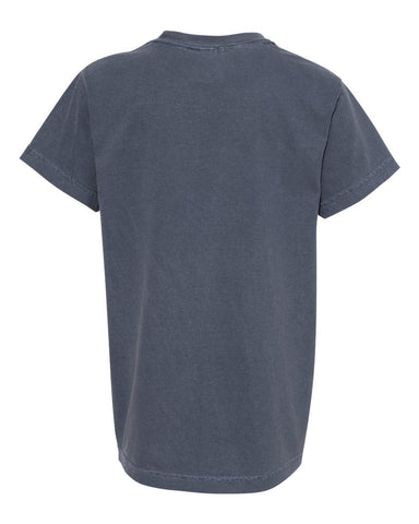 Comfort Colors 9018 - Youth Garment-Dyed Heavyweight T-Shirt - Denim - Back