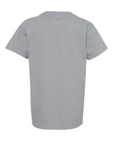 Comfort Colors 9018 - Youth Garment-Dyed Heavyweight T-Shirt - Granite - Back