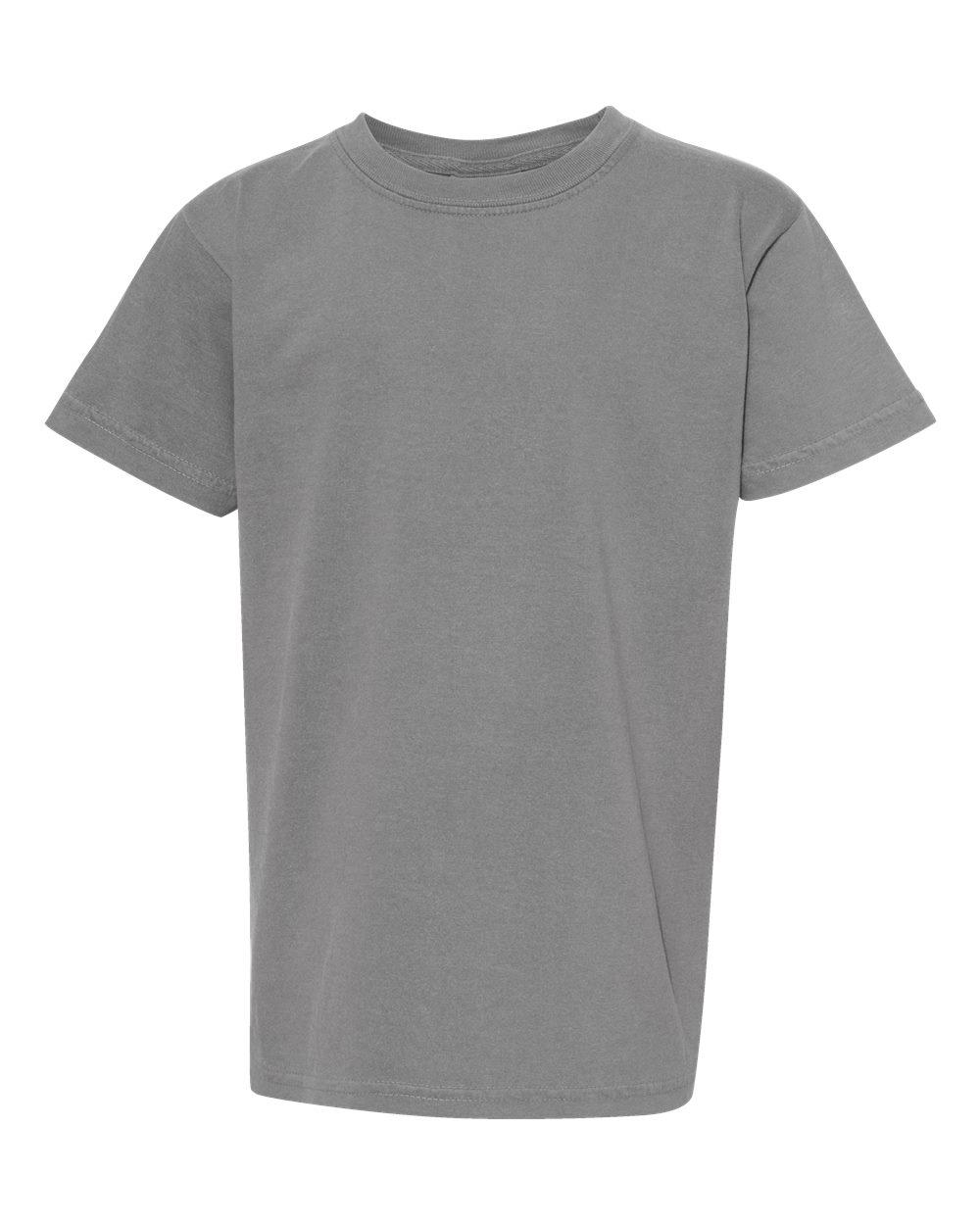 Comfort Colors 9018 - Youth Garment-Dyed Heavyweight T-Shirt - Grey - Front