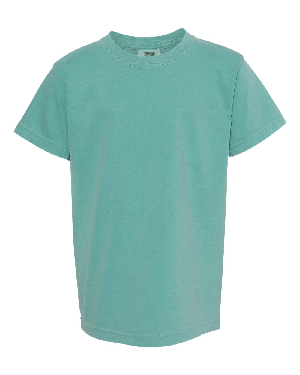 Comfort Colors 9018 - Youth Garment-Dyed Heavyweight T-Shirt - Seafoam - Front