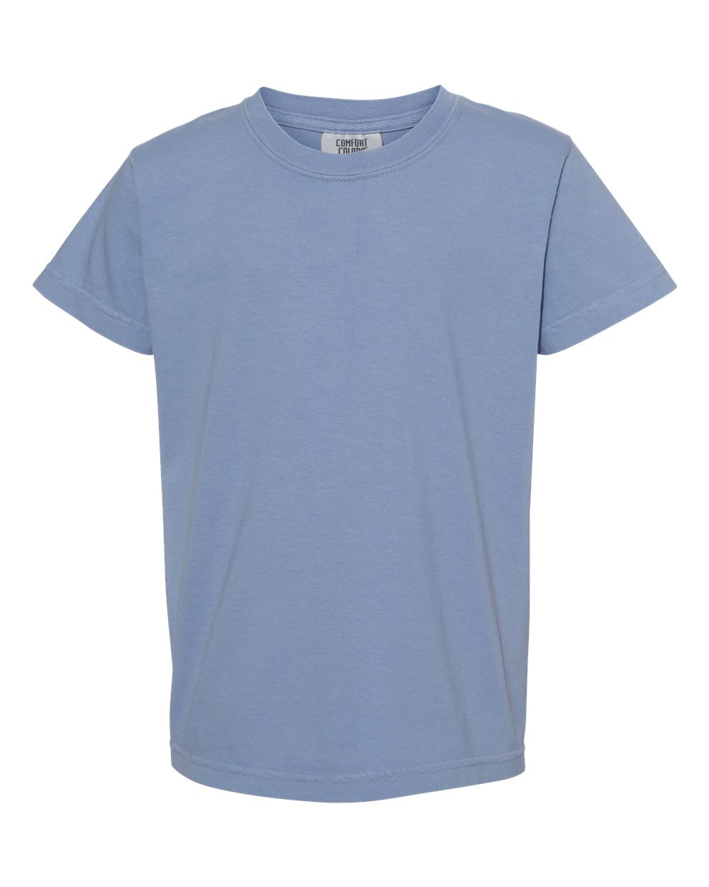 Comfort Colors 9018 - Youth Garment-Dyed Heavyweight T-Shirt - Washed Denim - Front