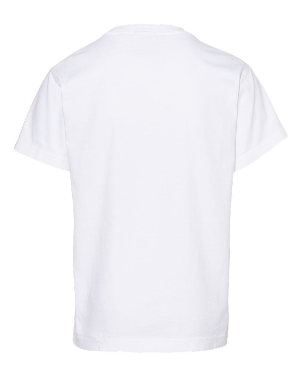 Comfort Colors 9018 - Youth Garment-Dyed Heavyweight T-Shirt - White - Back