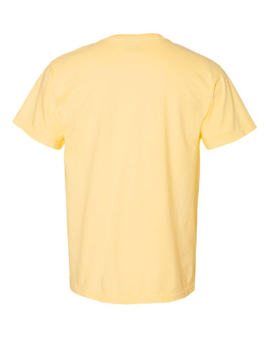 Comfort Colors 1717 - Unisex Garment-Dyed Heavyweight T-Shirt - Butter - Back