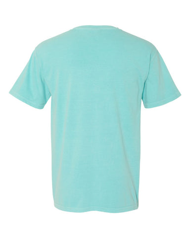 Comfort Colors 1717 - Unisex Garment-Dyed Heavyweight T-Shirt - Chalky Mint - Back