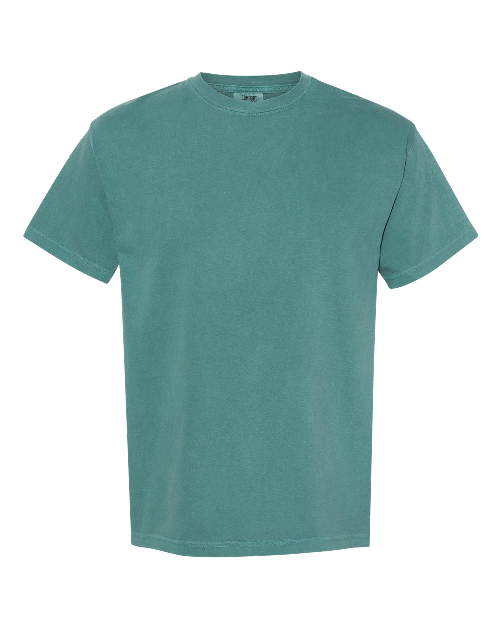 Comfort Colors 1717 - Unisex Garment-Dyed Heavyweight T-Shirt - Emerald - Front