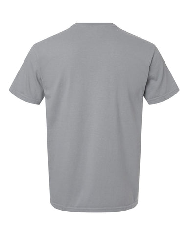 Comfort Colors 1717 - Unisex Garment-Dyed Heavyweight T-Shirt - Granite - Back