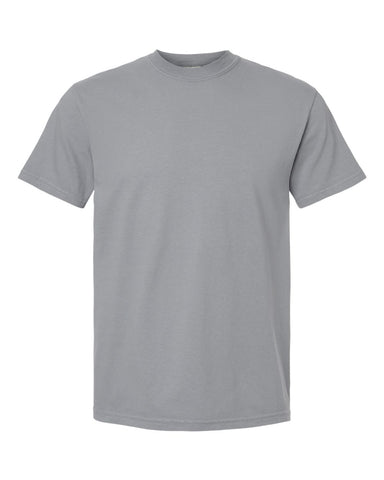 Comfort Colors 1717 - Unisex Garment-Dyed Heavyweight T-Shirt - Granite - Front
