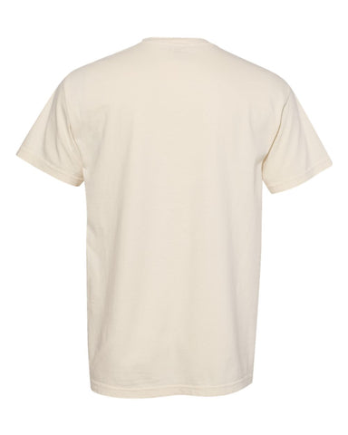 Comfort Colors 1717 - Unisex Garment-Dyed Heavyweight T-Shirt - Ivory - Back
