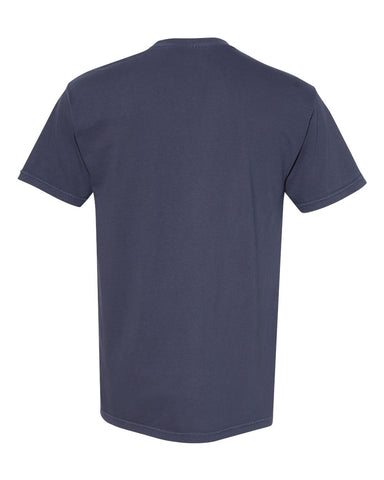 Comfort Colors 1717 - Unisex Garment-Dyed Heavyweight T-Shirt - Navy - Back