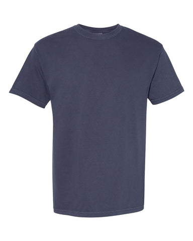 Comfort Colors 1717 - Unisex Garment-Dyed Heavyweight T-Shirt - Navy - Front